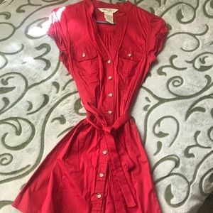 Casual button up dress